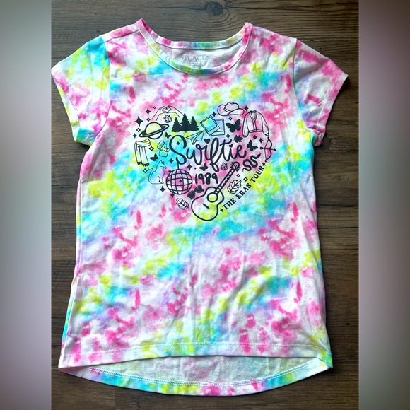 🌈girls “swiftie” tie dye shirt *NEW* - Picture 1 of 3